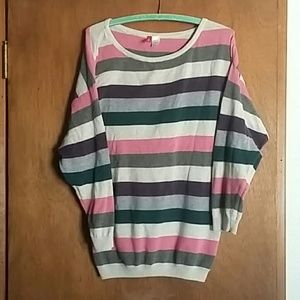 Oversized H&M striped sweater!